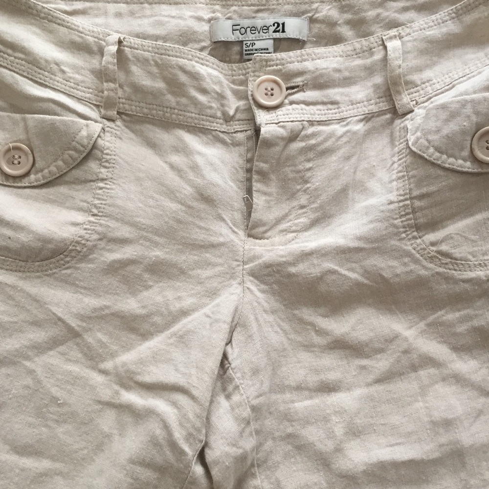 Linen flare bell bottom pants - Picture 7 of 7